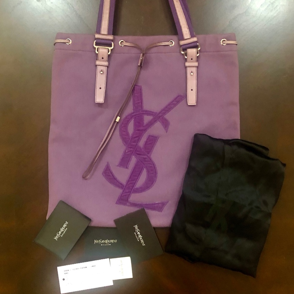 YSL Kahala Lilac Tote bag